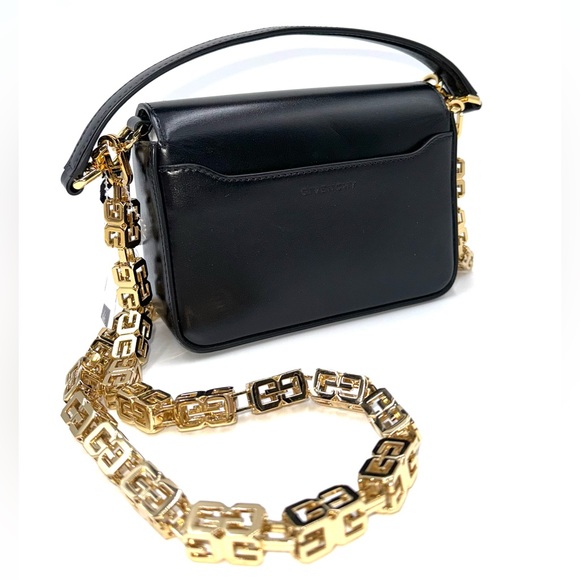 GIVENCHY Cube Chain Leather Crossbody Bag - Picture 4 of 10